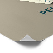 Karte zur Migration von Peregrine Falcon - Minimal Poster (Ecke)