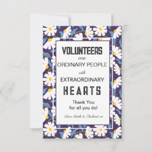 Karte zur Navy Floral Volunteer Appreciation Week 