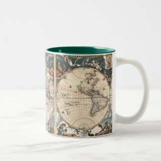 KARTE ZWEIFARBIGE TASSE