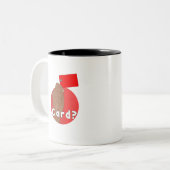 Karte Zweifarbige Tasse (Vorderseite Links)