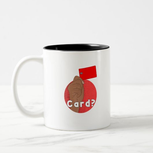 Karte Zweifarbige Tasse (Links)