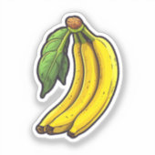 Karteikarte Banane Aufkleber (Vorderseite)