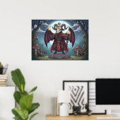 Karteikarte Baphomet Poster (Heimbüro)