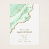 Karteikarte für die Halskette (Rückseite)