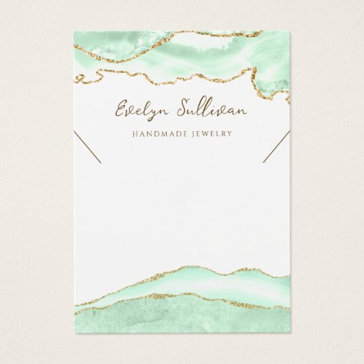 Karteikarte für die Halskette (Vorderseite)