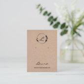 Karteikarte Visitenkarte (Stehend Vorderseite)