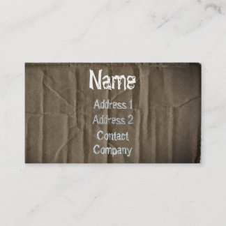 Karteikarte Visitenkarte