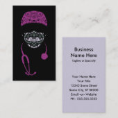 Karteikarte Visitenkarte (Vorne/Hinten)