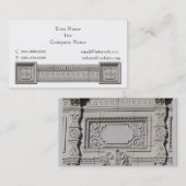 Karteikarten für den Kreuzkreuz Visitenkarte (Vorne/Hinten)