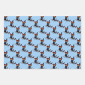 Karteipapier für die Kindersicherung Geschenkpapier Set (Vorderseite)