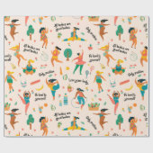 Karteipapier für Körperpositionierung Geschenkpapier (Flach)