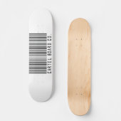 Kartell-Barcode-Skateboard Skateboard (Vorderseite)