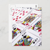 Karten-316501 spielen Kartenspiel Poker Casino vie Postkarte (Vorne/Hinten)