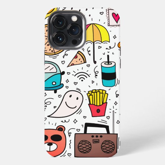 Karten-Abstrakte Kunst iPhone Hülle (Rückseite)