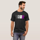Karten Ace Funny Asexuality Pride Flag LGBT spiele T-Shirt (Vorne ganz)