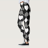Karten-Anzüge, einfarbig Leggings (Links)