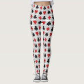 Karten-Anzugs-Leggings Leggings (Vorderseite)