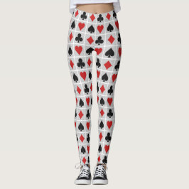 Karten-Anzugs-Leggings Leggings