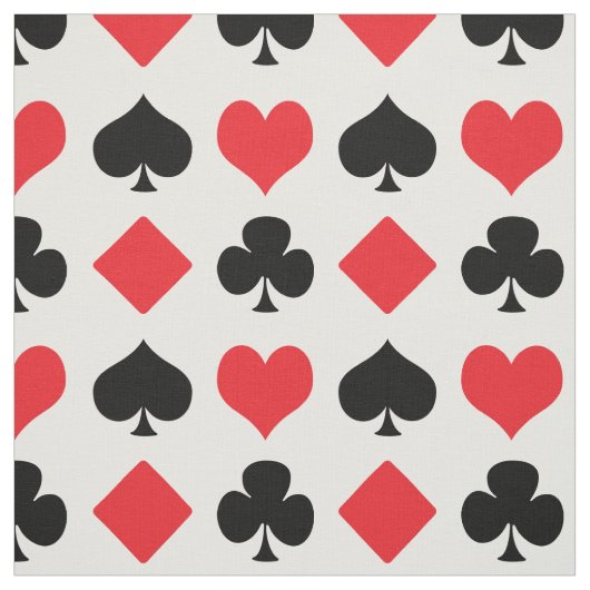 Karten-Anzugs-Muster Stoff (Muster)