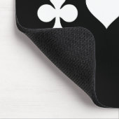 Karten-Anzugs-Piktogramm Mousepad (Ecke)