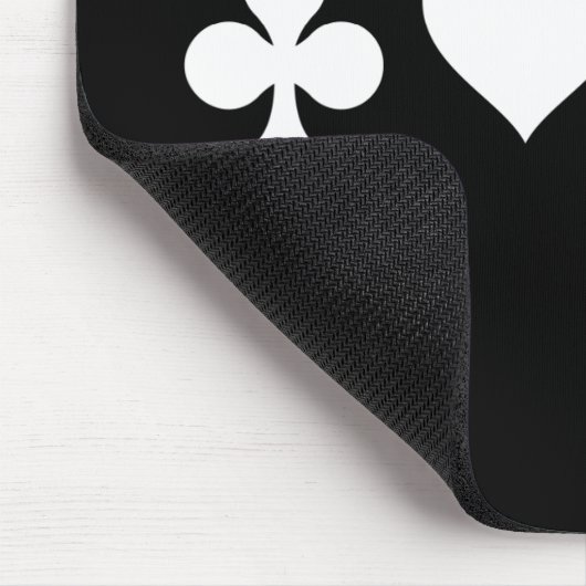 Karten-Anzugs-Piktogramm Mousepad (Ecke)