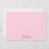 Karten-Art-Einladung mit Foto - gelbes Rosa Einladung (Rückseite)