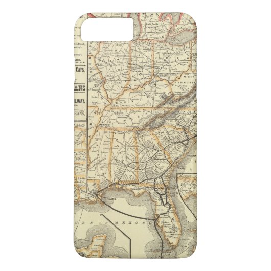 Karten-Atlantik-Küsten-Linie Case-Mate iPhone Hülle (Rückseite)