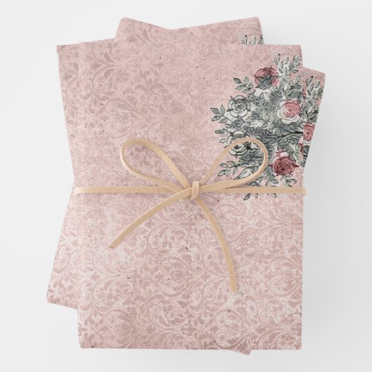 Karten aus der Alice im Wunderland Rosa Handwerk s Geschenkpapier Set (Beispiel)