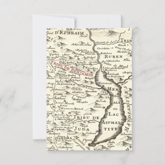 Karten-Benjamin-Bar Mitzvah Israels danken antikes Einladung (Vorderseite)