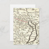 Karten-Benjamin-Bar Mitzvah Israels danken antikes Einladung (Vorne/Hinten)