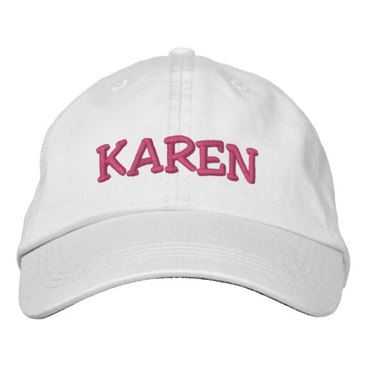 KARTEN BESTICKTE BASEBALLKAPPE (Vorderseite)