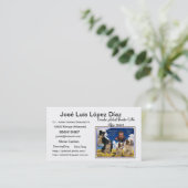 Karten besuchen VORSICHTIGES (Stehend Vorderseite)