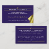 Karten-Bildungs-beratenfinanzWellness-Center des Visitenkarte (Vorne/Hinten)