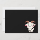 Karten chinesisches Neujahr des Ziege (Rückseite)