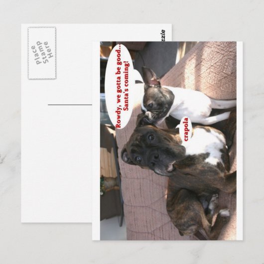 Karten: Crapola Postkarte (Vorne/Hinten)