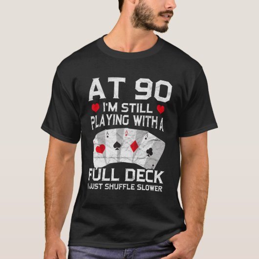 Karten der Hand 90. 90. T-Shirt (Vorderseite)