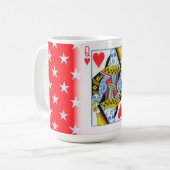 KARTEN DER KÖNIGIN KAFFEETASSE (Vorderseite Links)