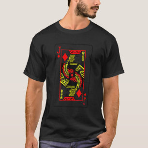 Karten des Buben von Diamant Poker Kartenspiele Bl T-Shirt