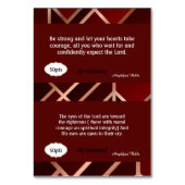 Karten des Mutes für Spiel (Rückseite)