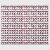 Karten-Flagge USA-Packpapier Geschenkpapier (Flach)