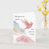 Karten für Adoptivmütter (Gelbe Blume)