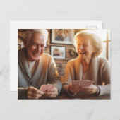 Karten für ältere Paare (Vorne/Hinten)