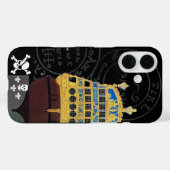 KARTEN FÜR ANTIQUE GALLEON UND PIRATE Case-Mate iPhone HÜLLE (Rückseite (Horizontal))