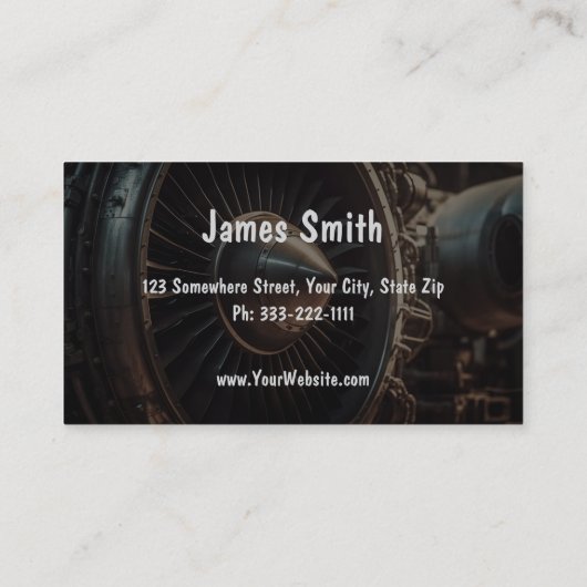 Karten für berufliche Luftfahrzeugmechaniken (Rückseite)