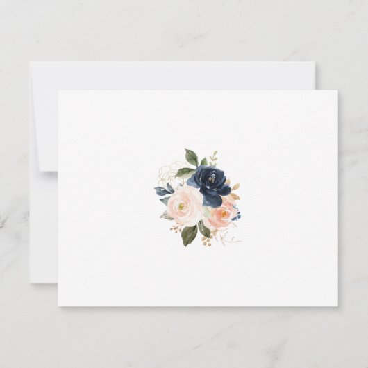 Karten für Blush & Navy-Wedding-Details (Rückseite)