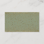 Karten für das Gepäck und das Gold Confetti-Windel (Rückseite)