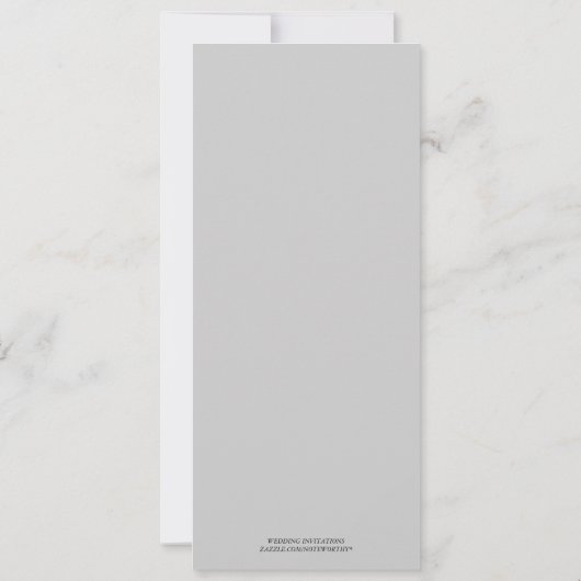 Karten für das Hochzeitmenü (Rückseite)