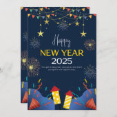 Karten für das neue Jahr (Vorne/Hinten)