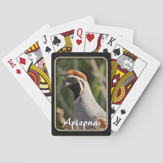 Karten für das Quantenspiel von Arizona Gambel Spielkarten (Rückseite)