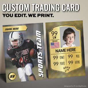 Karten für den Gold Shield Football Trading Card